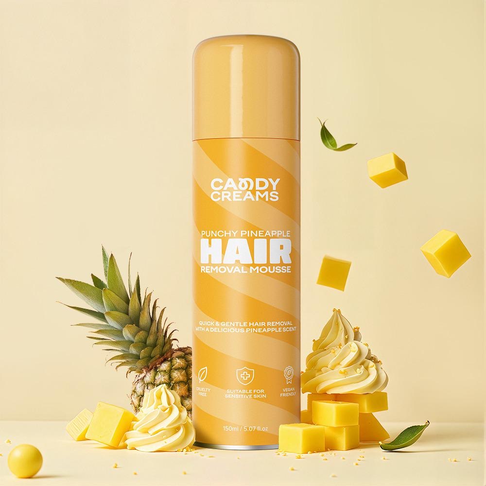 CANDY CREAMS 3in1 HAIR REMOVAL MOUSSE