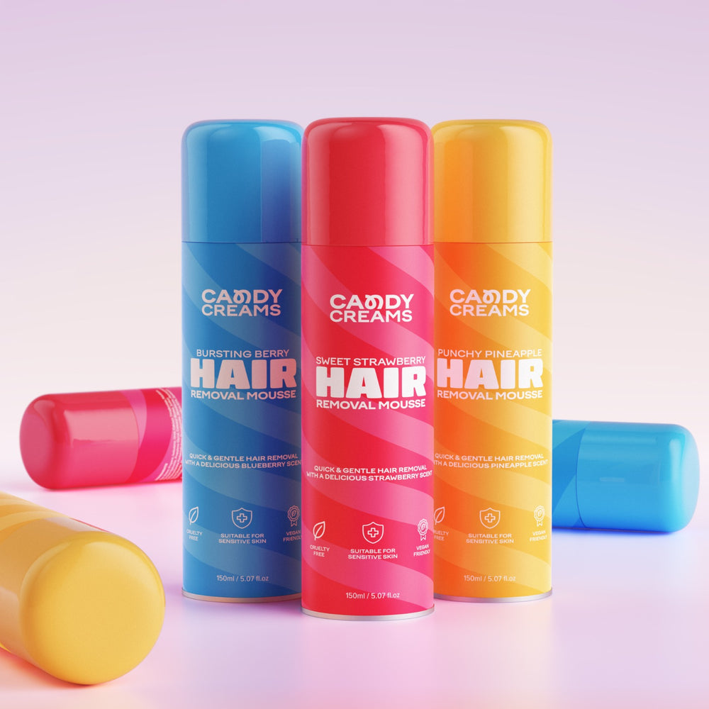 CANDY CREAMS 3in1 HAIR REMOVAL MOUSSE